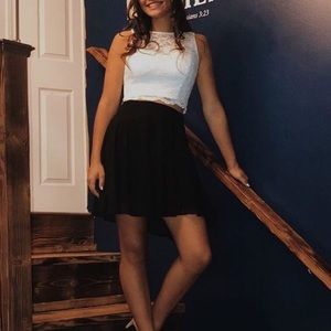 Two piece homecoming dress